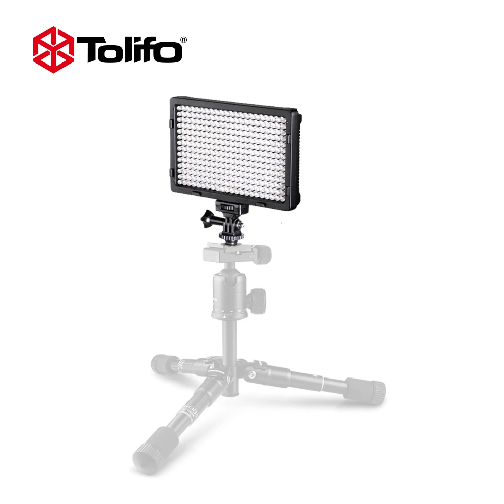 Tolifo Pt-308S 20w 308 LEDs Mini Size 5600K Daylight Dimmable LED Video Light Panel for Canon Nikon and other DSLR or Camcorder |