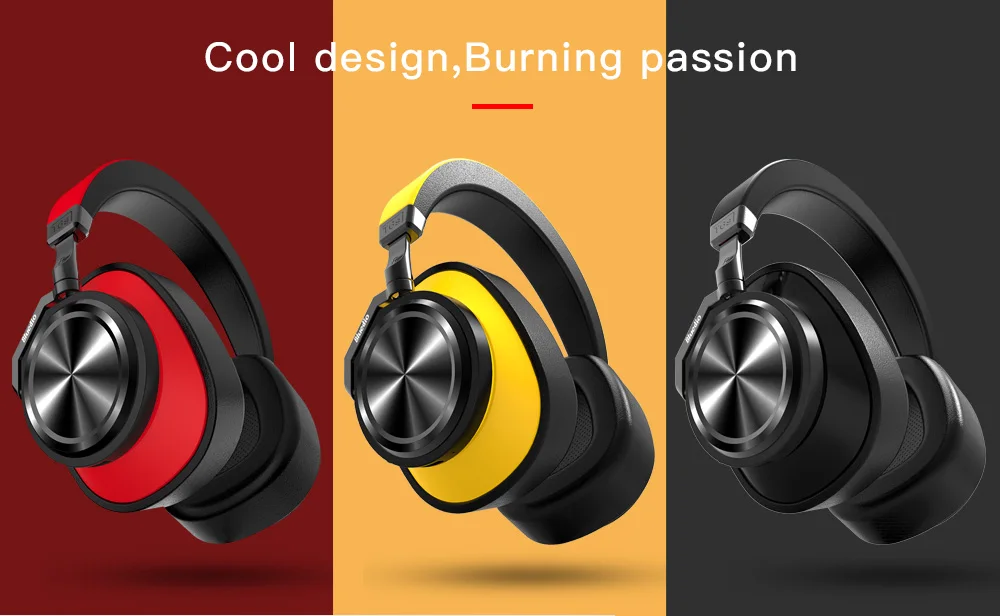 Беспроводная bluetooth-гарнитура Bluedio T6S, активные шумоподавляющие наушники для телефонов, bluetooth-наушники для музыки, компьютера, ПК
