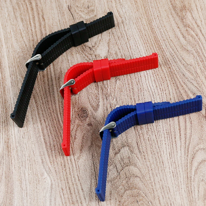 Мужские аксессуары для часов силиконовый ремешок 24 мм плоская Пряжка различных