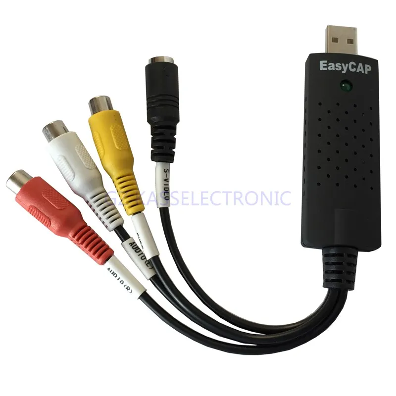 Новинка 2017 usb аналоговый в цифровой видео конвертер конвертирует любой RCA Аудио