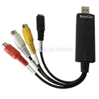 Новинка 2017, usb аналоговый в цифровой видео конвертер, конвертирует любой аналоговый RCA Аудио Видео DVD VHS в MP3 через ПК, Бесплатная доставка