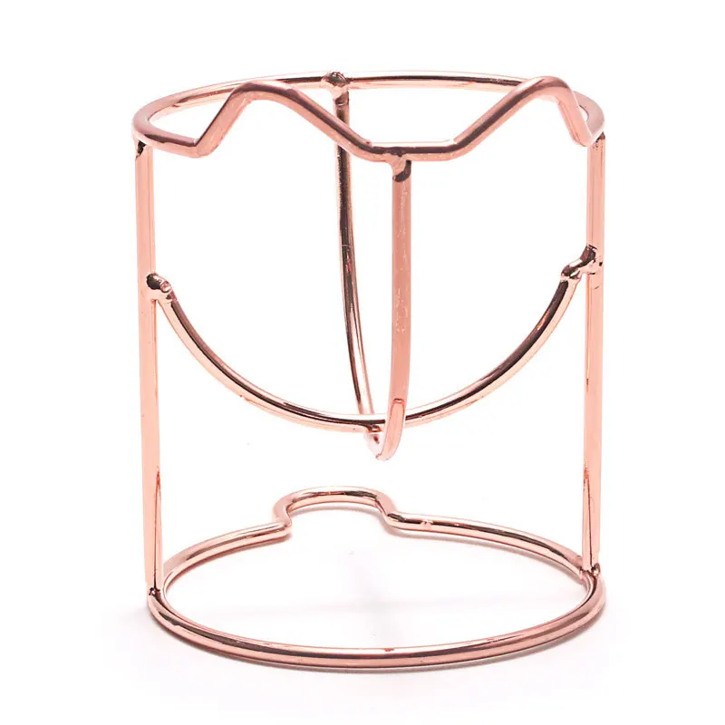 Cat Type Rose Gold Terrificool Макияж Блендер пуховка держатель стойка красота губка сушильная подставка спонжи для макияжа металлическая подставка косметические пуховки инструменты для хранения - Цвет: Cat Type Rose Gold