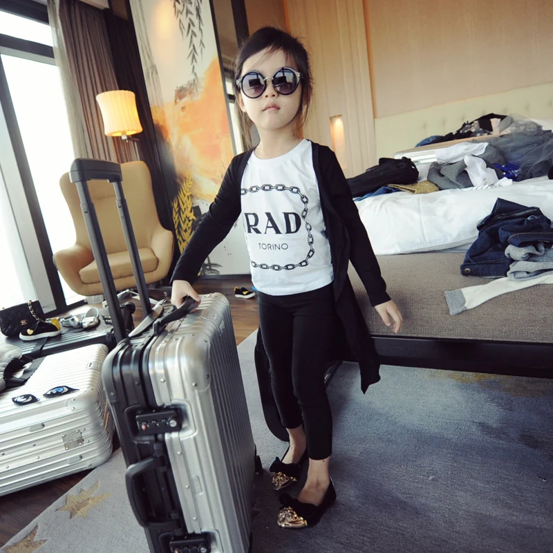 2019 Spring Summer Girls Thin Long Sun Protection Coat Children Wear European Style Kid Blace White Casual Sunscreen Jacket G387 | Детская