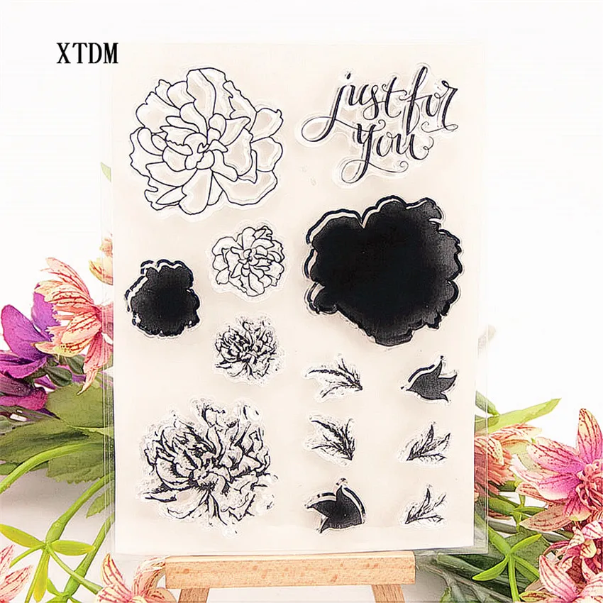 Горячая Распродажа rose прозрачные штампы/силиконовые уплотнения роликовый штамп