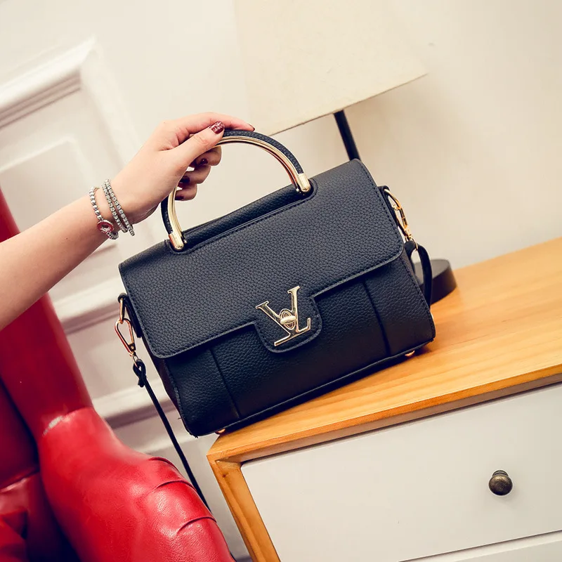 Новинка 2019 маленькая сумка на одно плечо модная брендовая кожаная женская