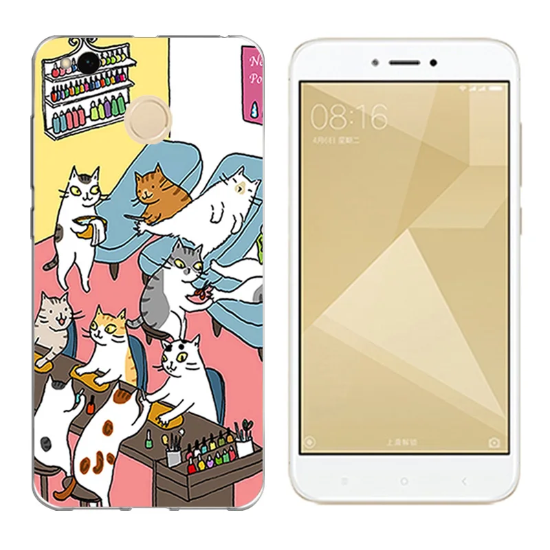 Чехол для Xiaomi Redmi 4X 5 0 &quotмягкий чехол из ТПУ Силиконовый с принтом сосны Hongmi4X
