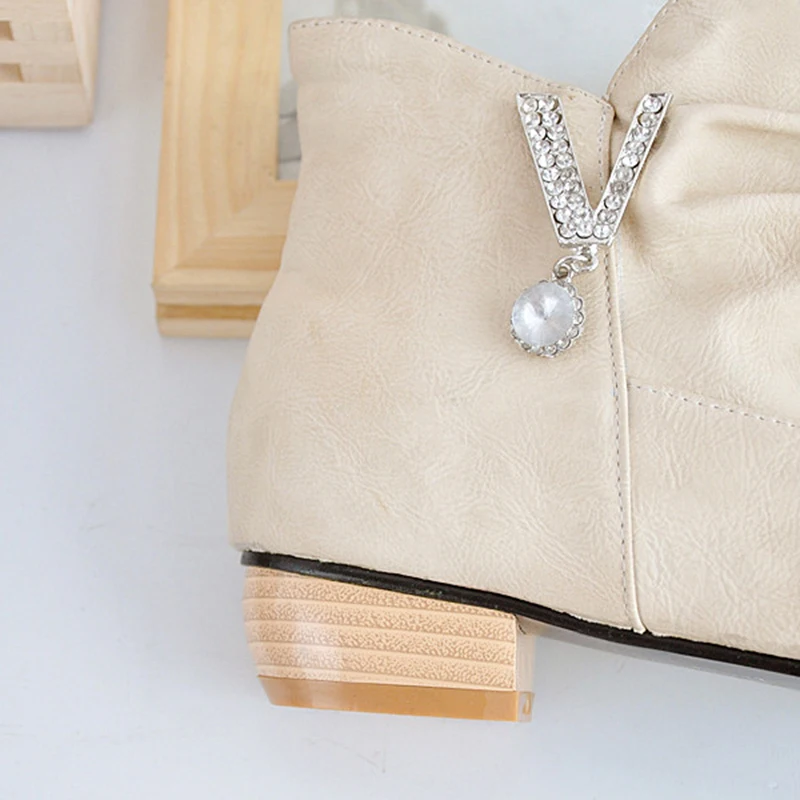 Женские ботинки из искусственной кожи модные botas feminina NB275|Женские полусапожки| |