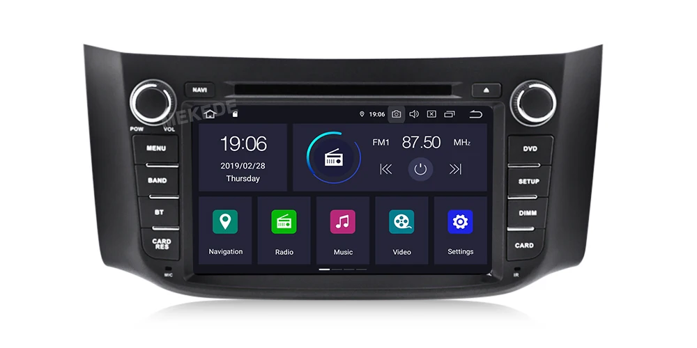 Android 9,0 автомобильный dvd-плеер для Nissan Sylphy B17 Sentra 12 2013 Авто gps navi Стерео Dvr магнитофон