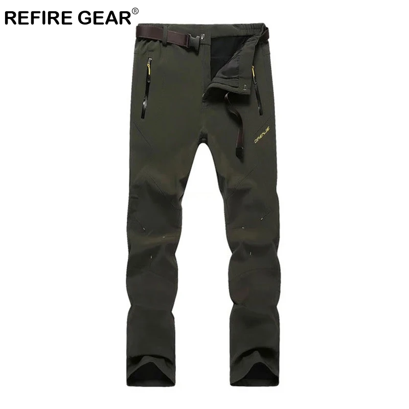 Мужские спортивные брюки ReFire Gear теплые дышащие из мягкого флиса быстросохнущие