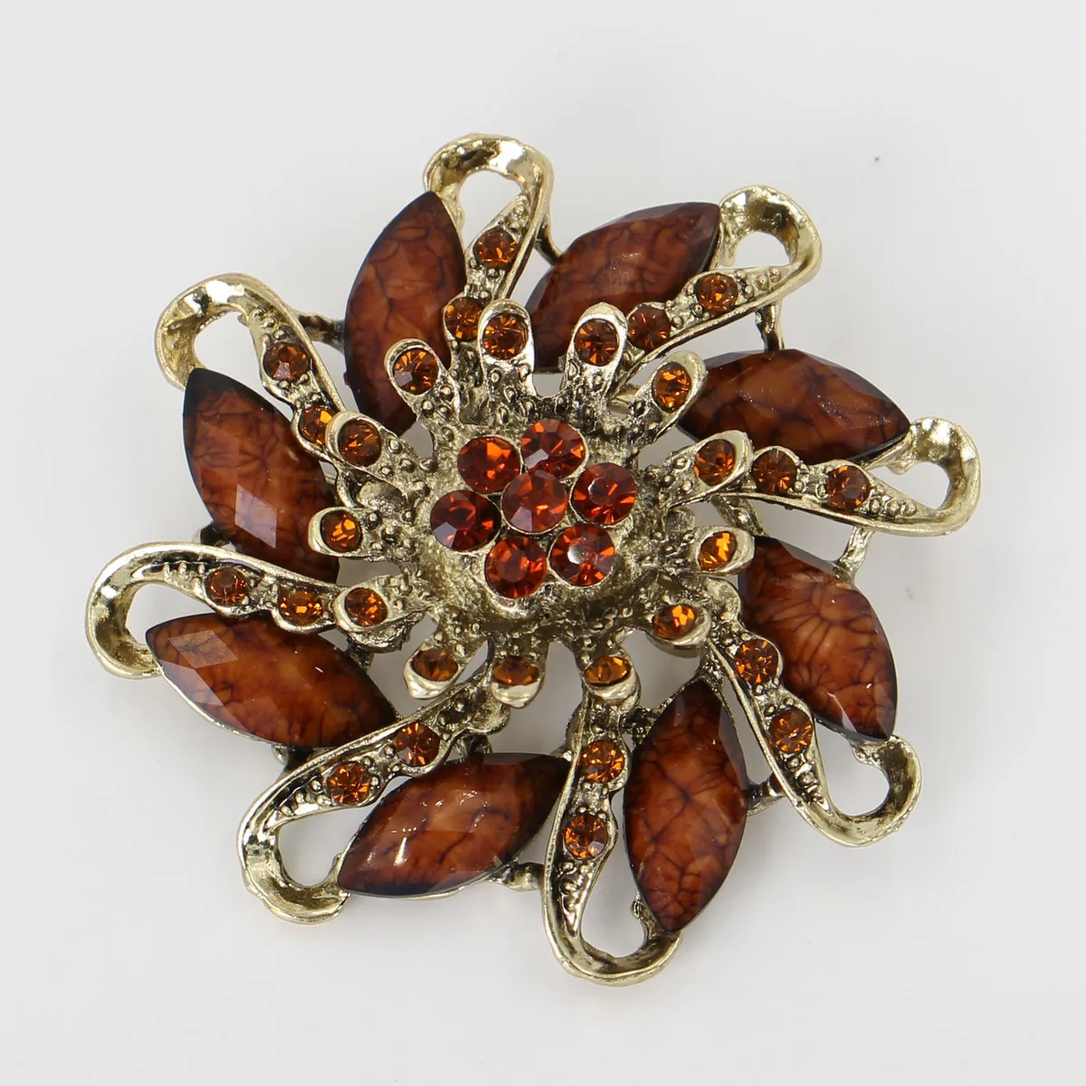 2018 новая брошь и булавка ювелирные изделия Модные Разноцветные большие цветы