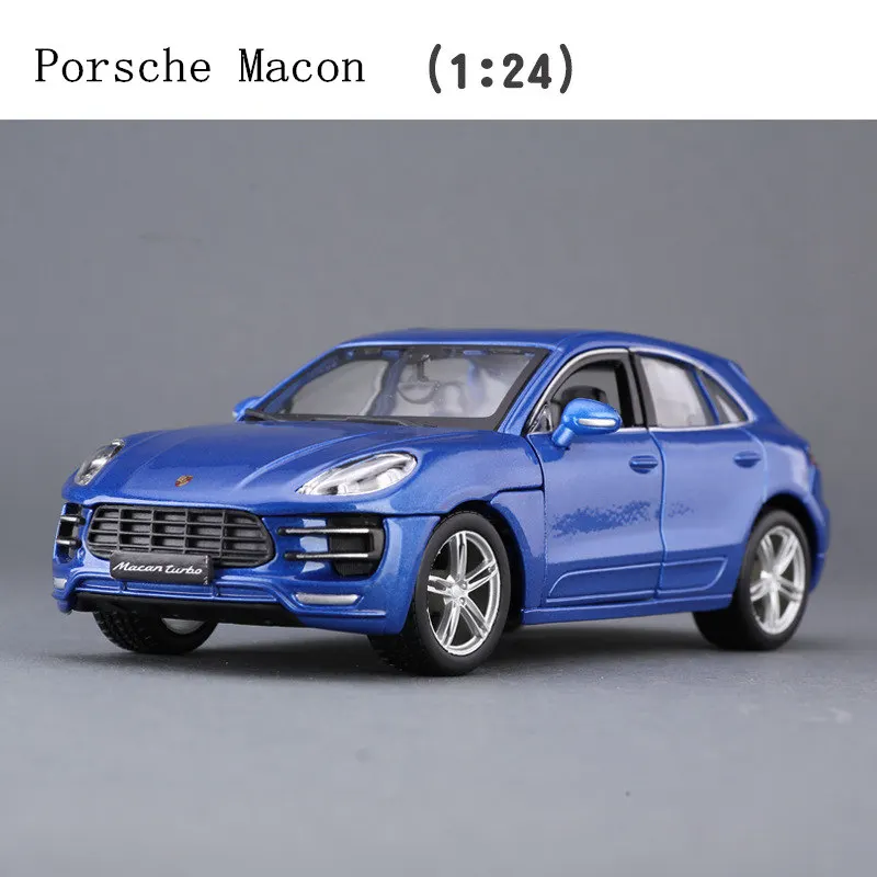 Porsche Macon Bburago 1:24 Porsche Macan имитация сплава Модель автомобиля ремесла Коллекция украшения игрушки инструменты подарок - Цвет: Porsche Macon