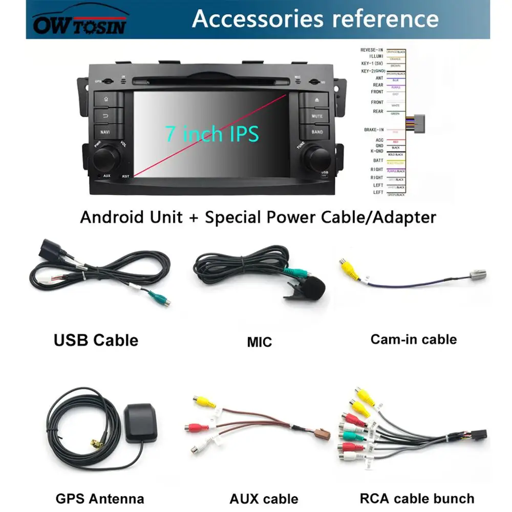 7 &quotIPS Octa 8 Core 4 Гб RAM + 64 ROM Android 9 0 Автомобильный DVD Радио GPS Navi для Kia Mohave Borrego 2008-2015 DSP