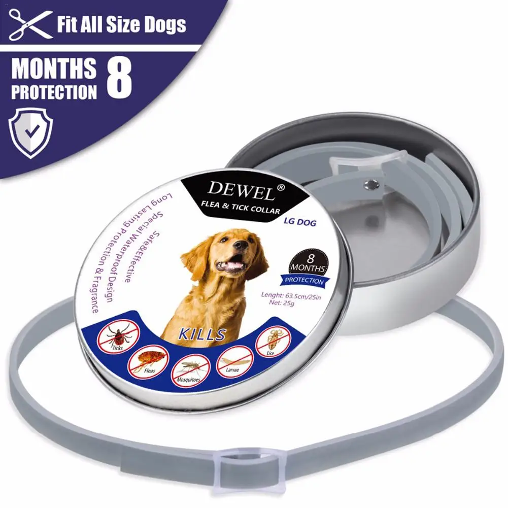 

2019 New Dog Collar Mosquitoes Repellent Collar Insect Control Collar For Pet Dogs Cats Anti Flea And Ticks Lice Prevent