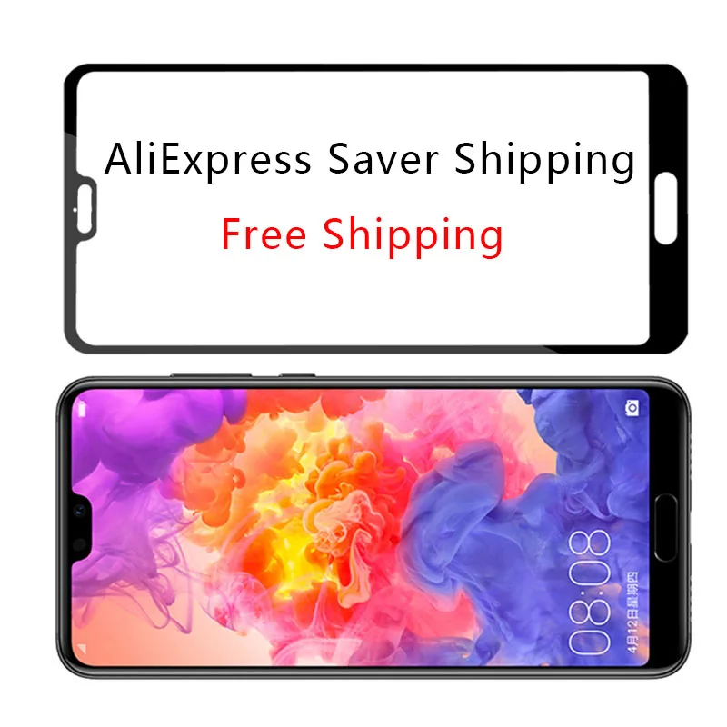 2pcs Tempered Glass For Huawei P20 Lite Case Full Cover Screen Protector Protective Safety Tremp On P 20 Light P20lite 5.84 | Мобильные