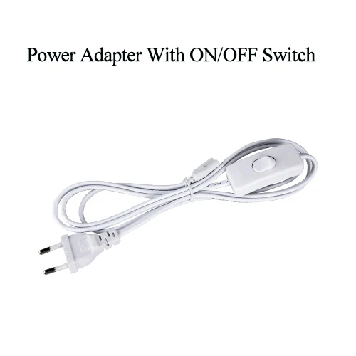 Power Adapter T5 лампа для выращивания растений, полный спектр, светодиодный светильник для выращивания растений, бар, цветы, Крытый Фито, лампа для рабочего стола, растения ростки, растительный тент - Испускаемый цвет: Power Adapter