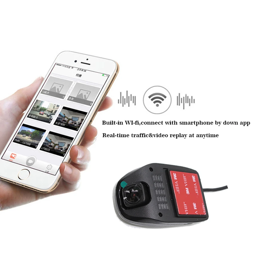 Liislee Автомобильный видеорегистратор небольшой беспроводной Wifi камера для Audi A1 GB