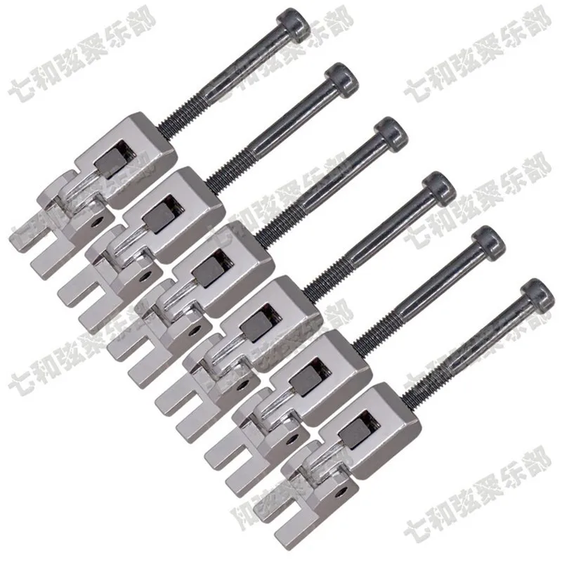 Серебристый черный золотой мост для электрогитары запчасти музыкальных