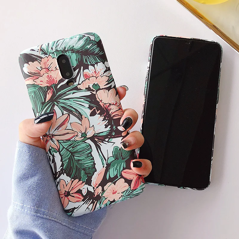 Чехол для oneplus 7 Pro, чехол для oneplus 7 Pro 6 6T 5T One plus 6t oneplus 7 7T Pro, чехол в стиле ретро с цветочным принтом и масляными цветами, жесткий чехол для телефона s