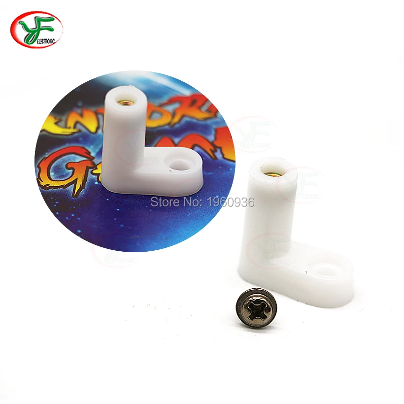 100 шт./лот L образные ножки для печатной платы с винтом пластиковый кронштейн