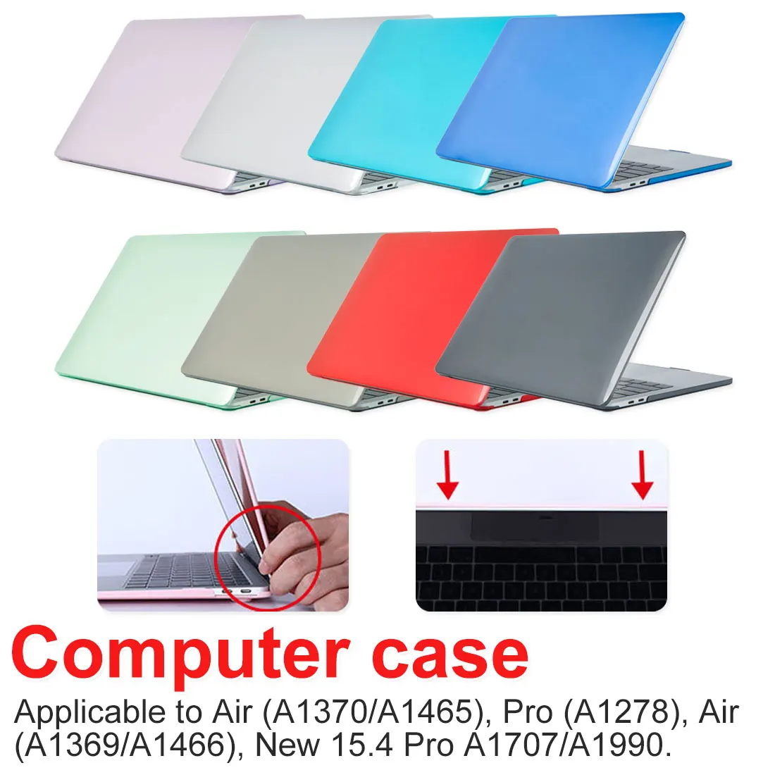 Горячая Распродажа кристально прозрачный чехол водонепроницаемый для Macbook Pro Air 11