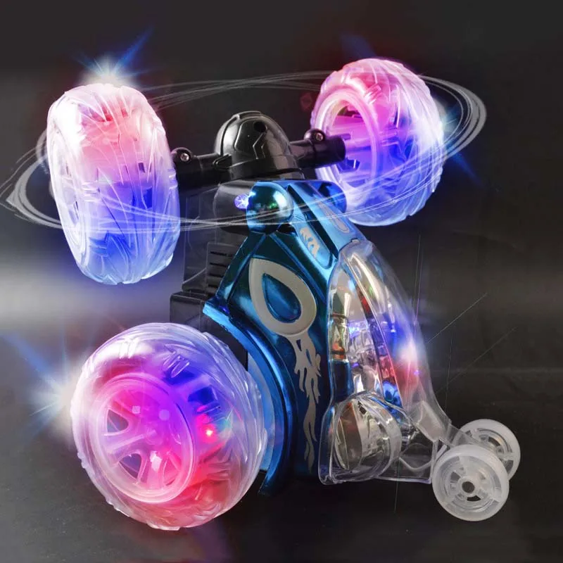 Boys Gift Toy 360 Tumbling Electric Controlled RC Stunt Dancing Car Flashing Light Dasher Vehicle Kids Remote Control | Игрушки и хобби