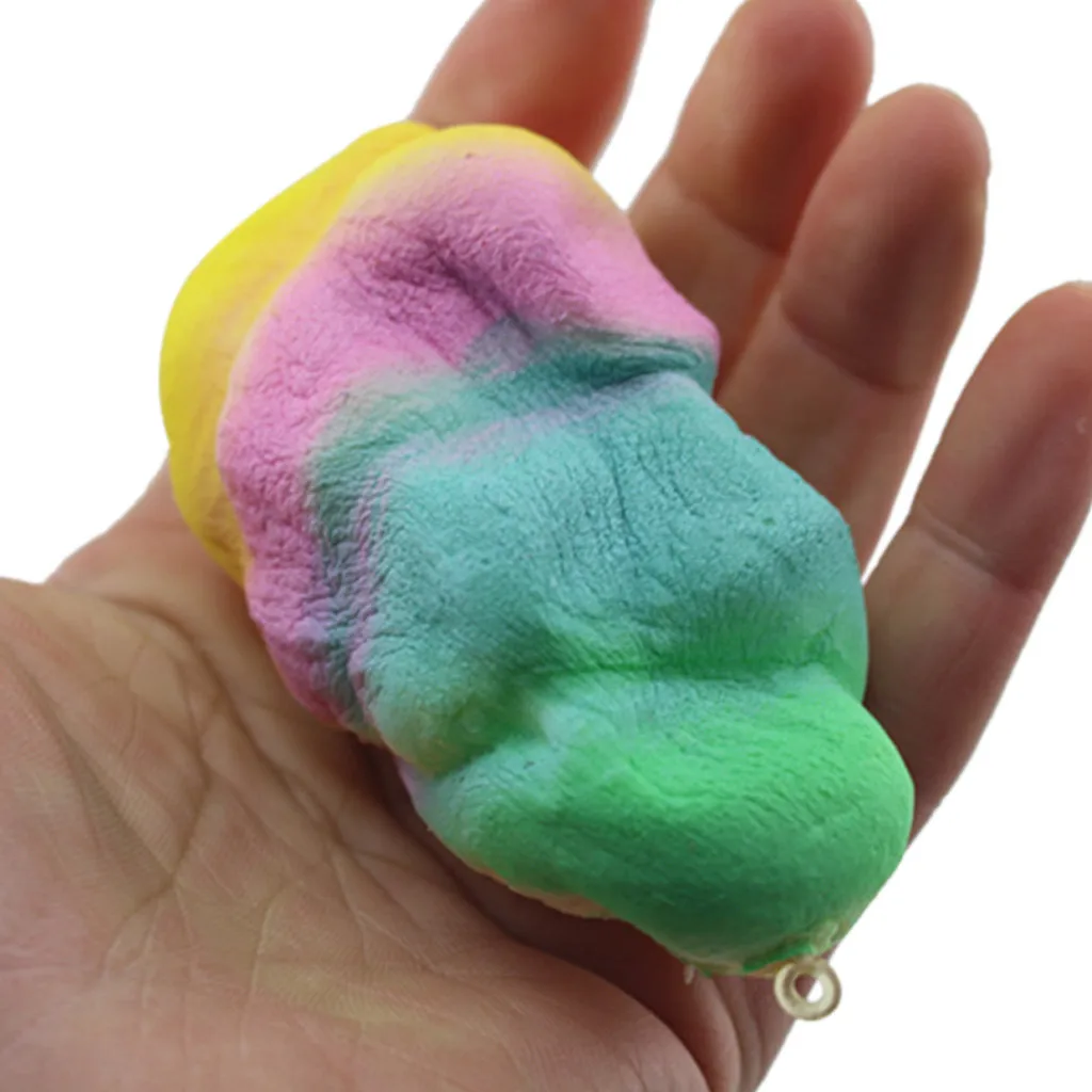 Игрушки для отдыха squishy красочный хлеб ароматизированные медленно