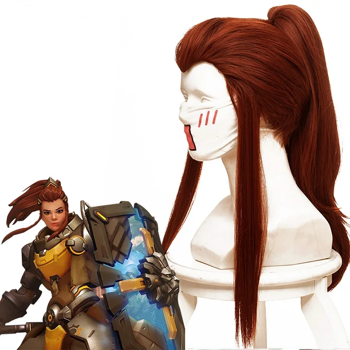 Overwatch Brigitte Lindholm косплей парик |