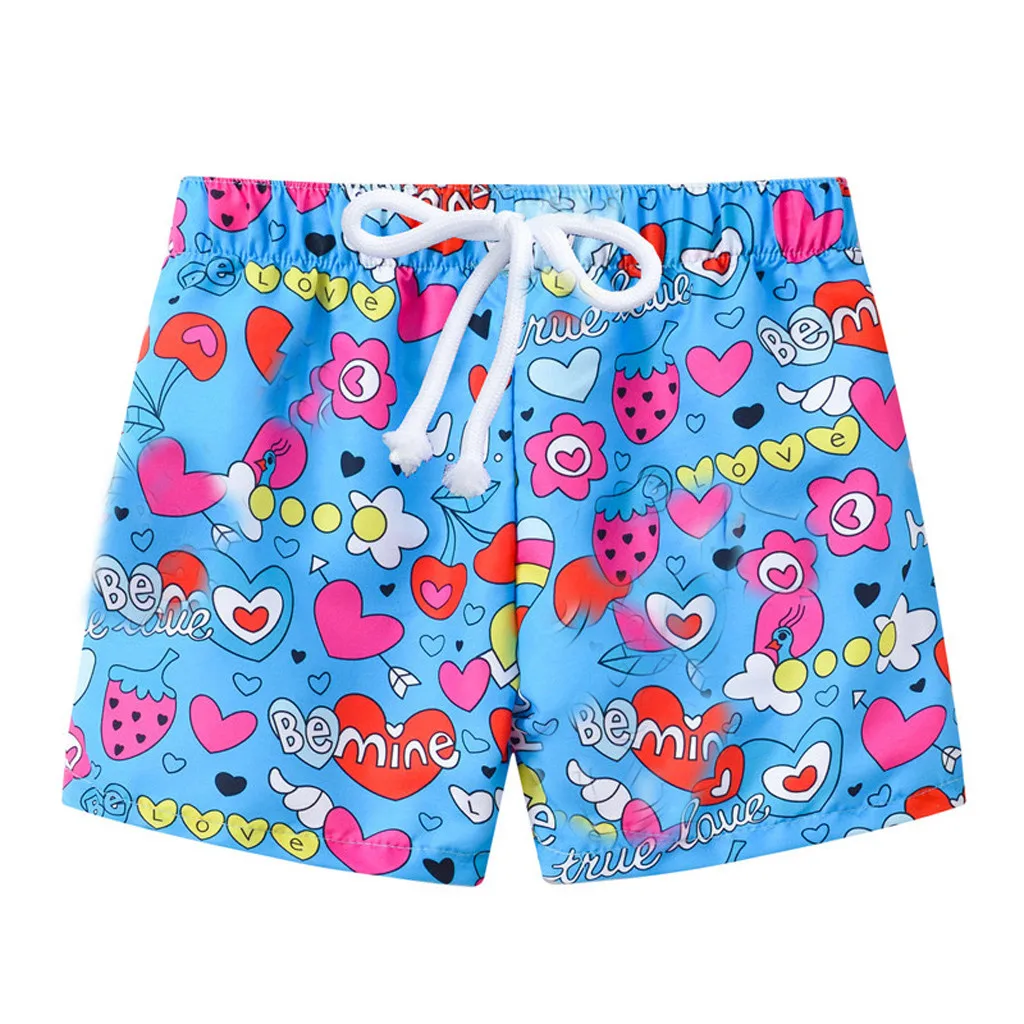 Детские шорты хлопковые обычные детские летние купальники с принтом для