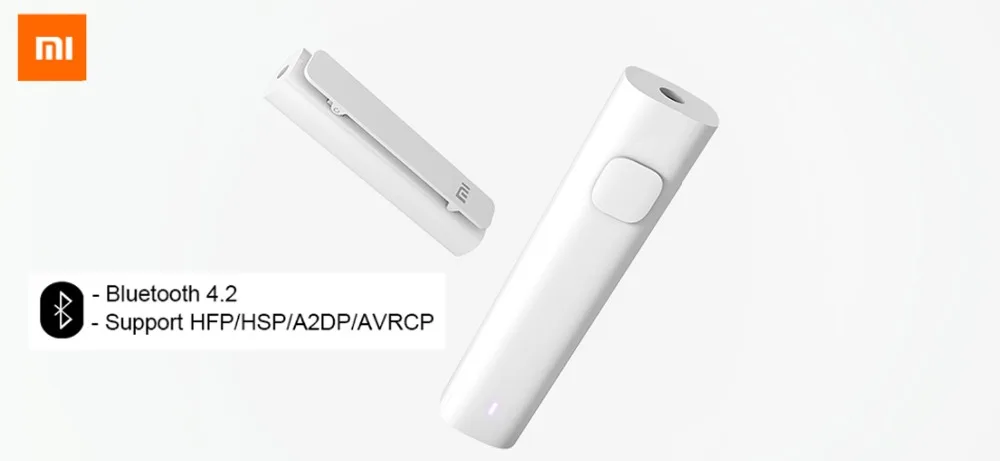Xiaomi Bluetooth 4,2 аудио приемник беспроводной адаптер 3,5 мм аудио музыка автомобильный комплект Динамик Наушники руки