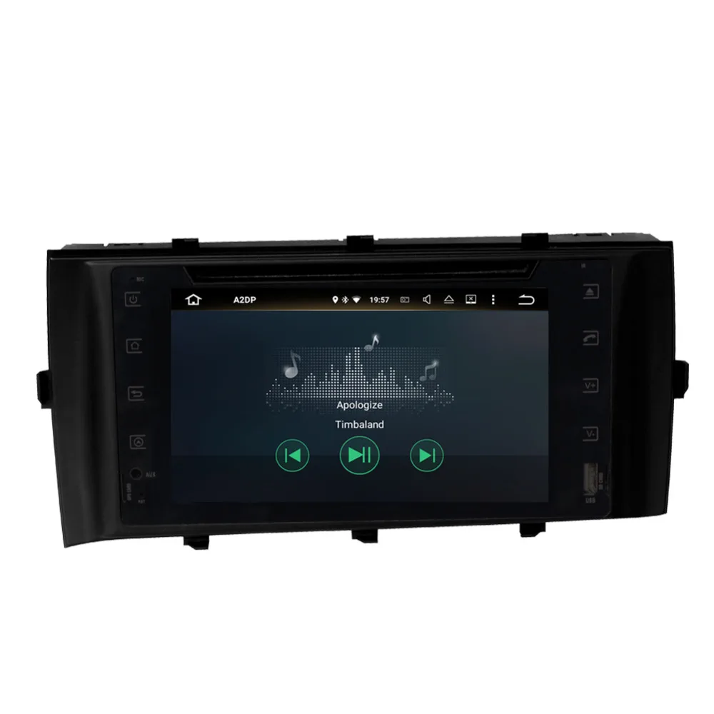 Android 8 0 Восьмиядерный автомобильный радиоприемник стерео для Toyota Prius C