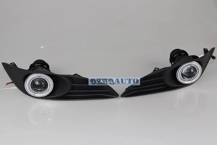 Автомобильные аксессуары hengtie ангельские глазки Противотуманные фары для Toyota Yaris