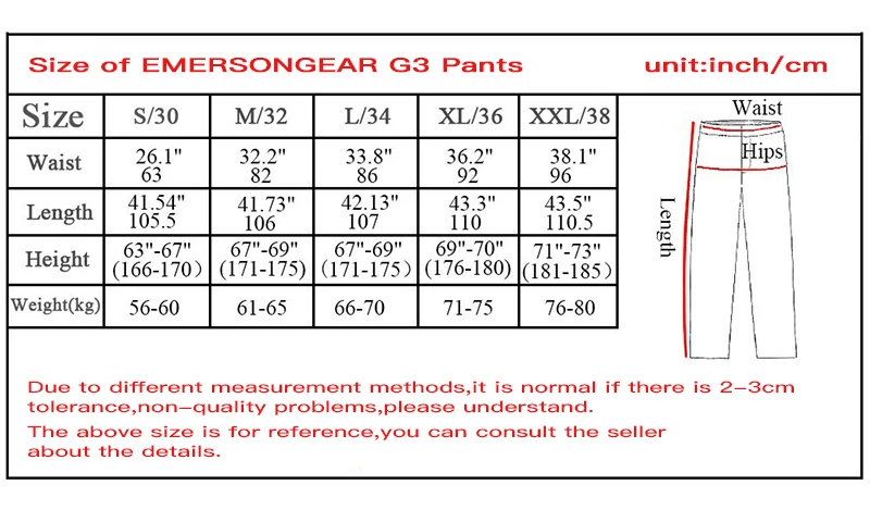 

Emersongear G3 Combat Pants with Knee Pads Advanced Version Airsoft Tactical Clothes CP Style Battlefield Trousers Emerson