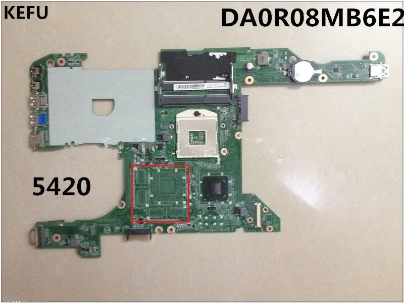 Материнская плата KEFU для ноутбука dell 7420 5420 дюйма Φ DA0R08MB6E2 HM77 хорошо работает |