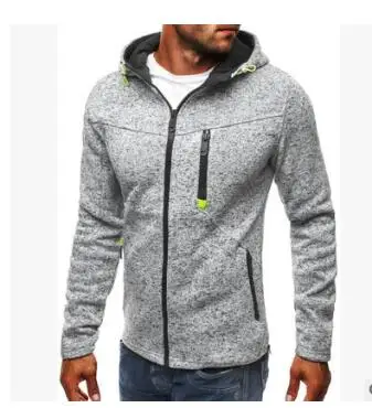 Толстовки wo для мужчин весна молния Лоскутная Толстовка Повседневная Уличная