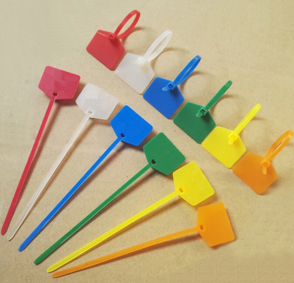 100 шт красочные сетевой кабель идентификационная метка знаки на завязках с