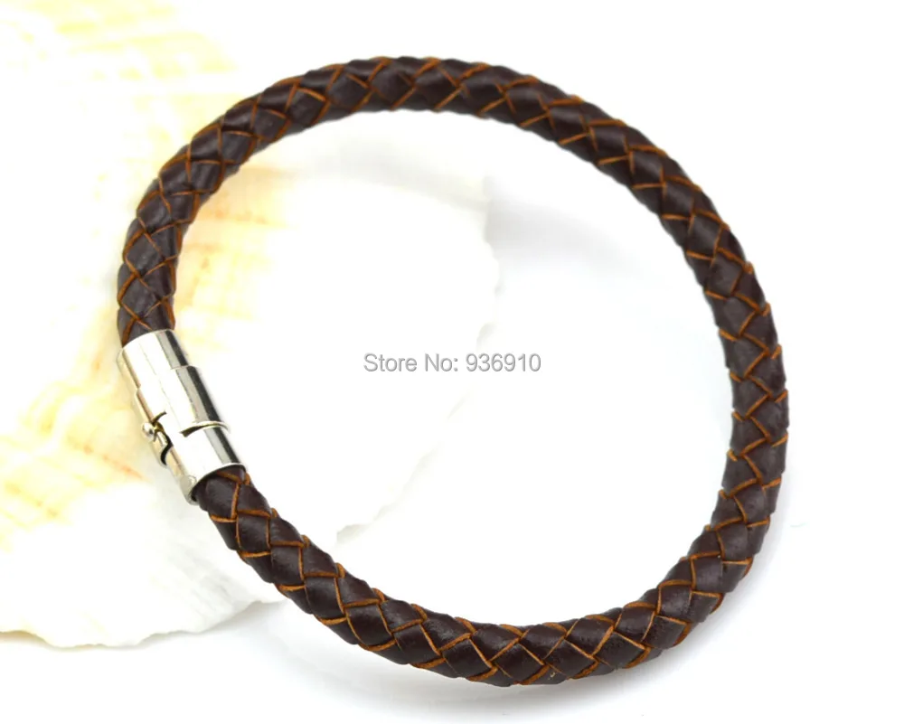 Часы мужские ювелирные изделия Femininas Браслеты Бесплатная доставка кофе 6 мм