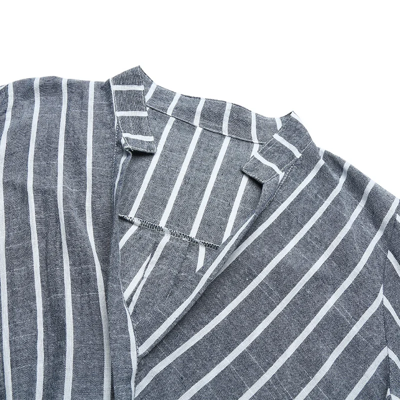 Женская блузка с контрастными полосками Romacci повседневная офисная рубашка v