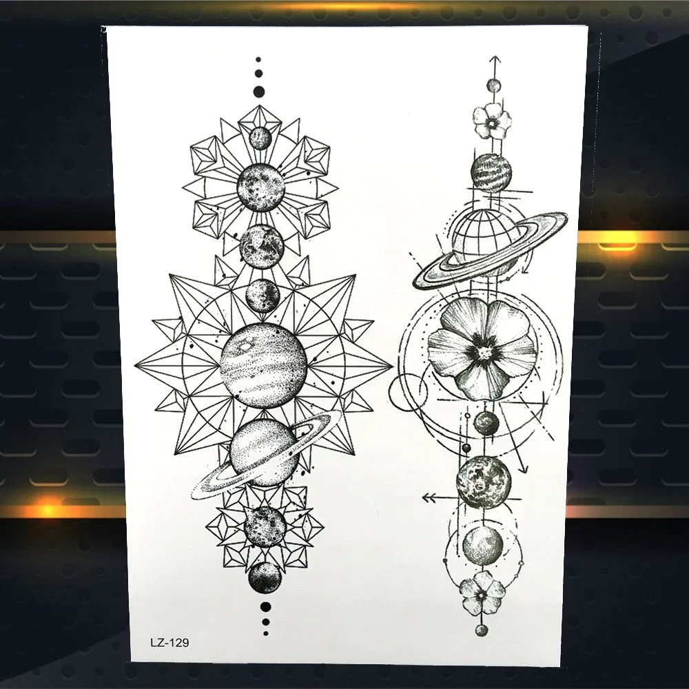 Новый Животные временная татуировка Стикеры поддельные Лев &quotЛиса&quot &quotВолк&quot