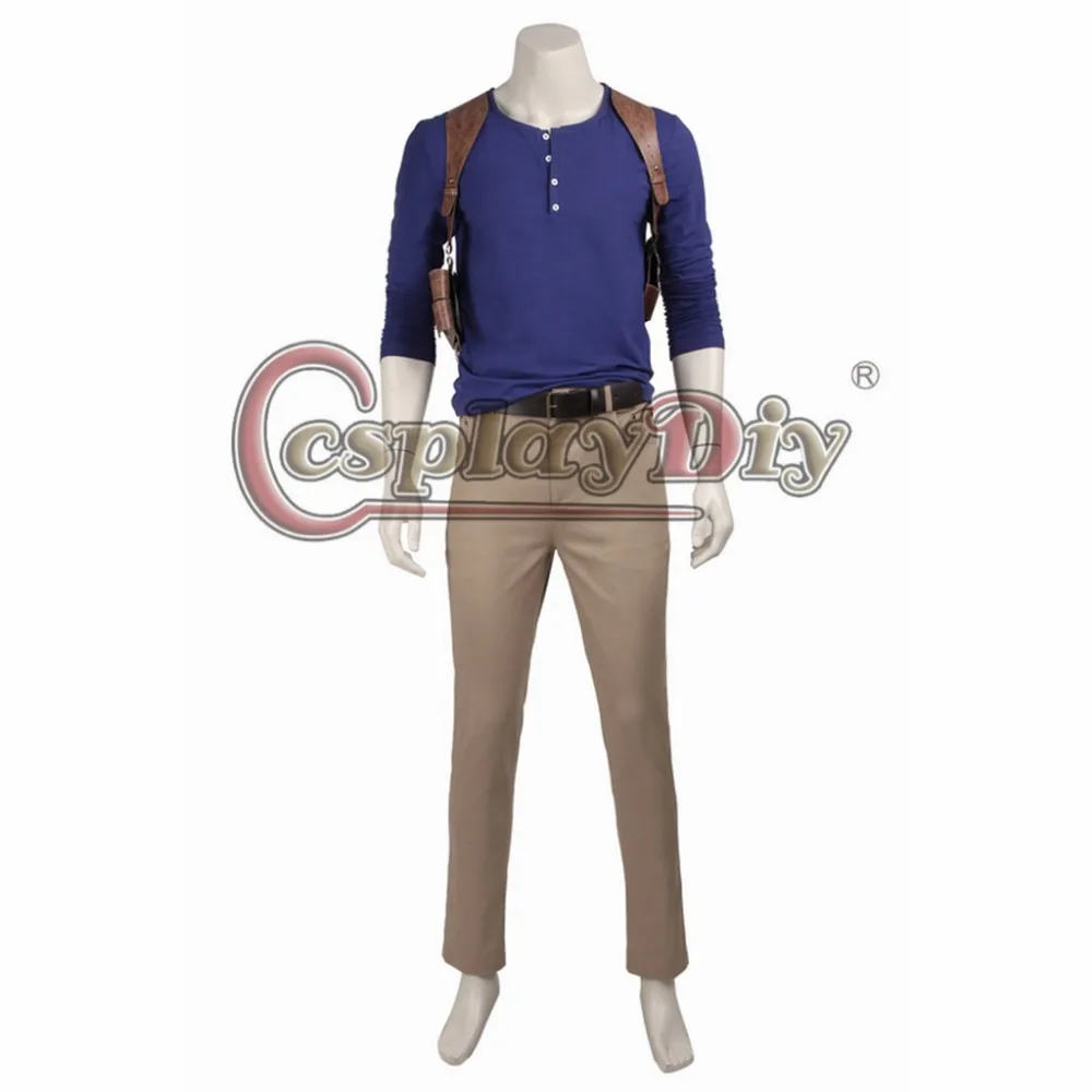 

Cosplaydiy Uncharted 4 A Thief's End Nathan Drake костюм для косплея Взрослый мужской наряд для косплея на Хэллоуин на заказ