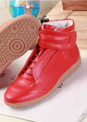 Мужская повседневная обувь смешанных цветов; chaussure homme; модная обувь с высоким берцем; мужские дизайнерские кроссовки; ботильоны - Цвет: picture 8