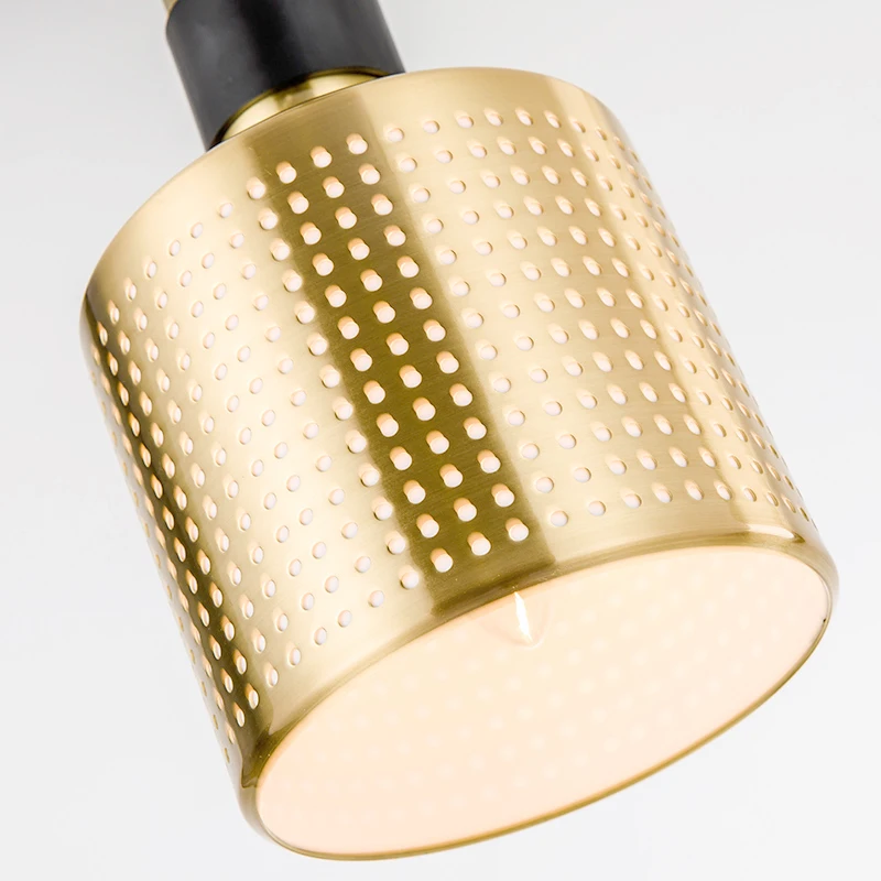 Современные подвесные светильники с покрытием из золотого и серебряного железа