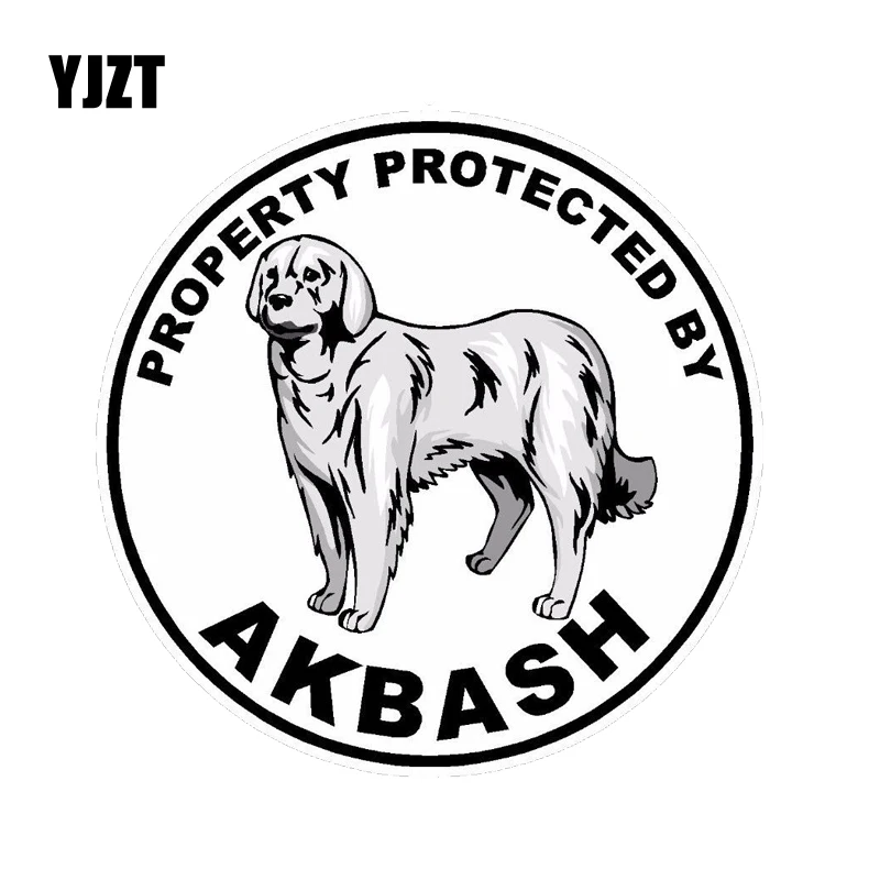 

Автомобильные наклейки YJZT 14*14 см с защитой от Akbash Dog