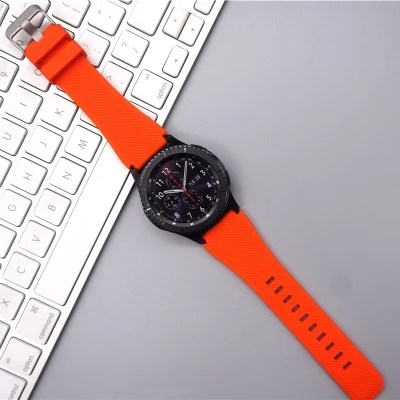 Высококачественный силиконовый ремешок для часов 22 мм Samsung Gear S3 Classic/Frontier браслет