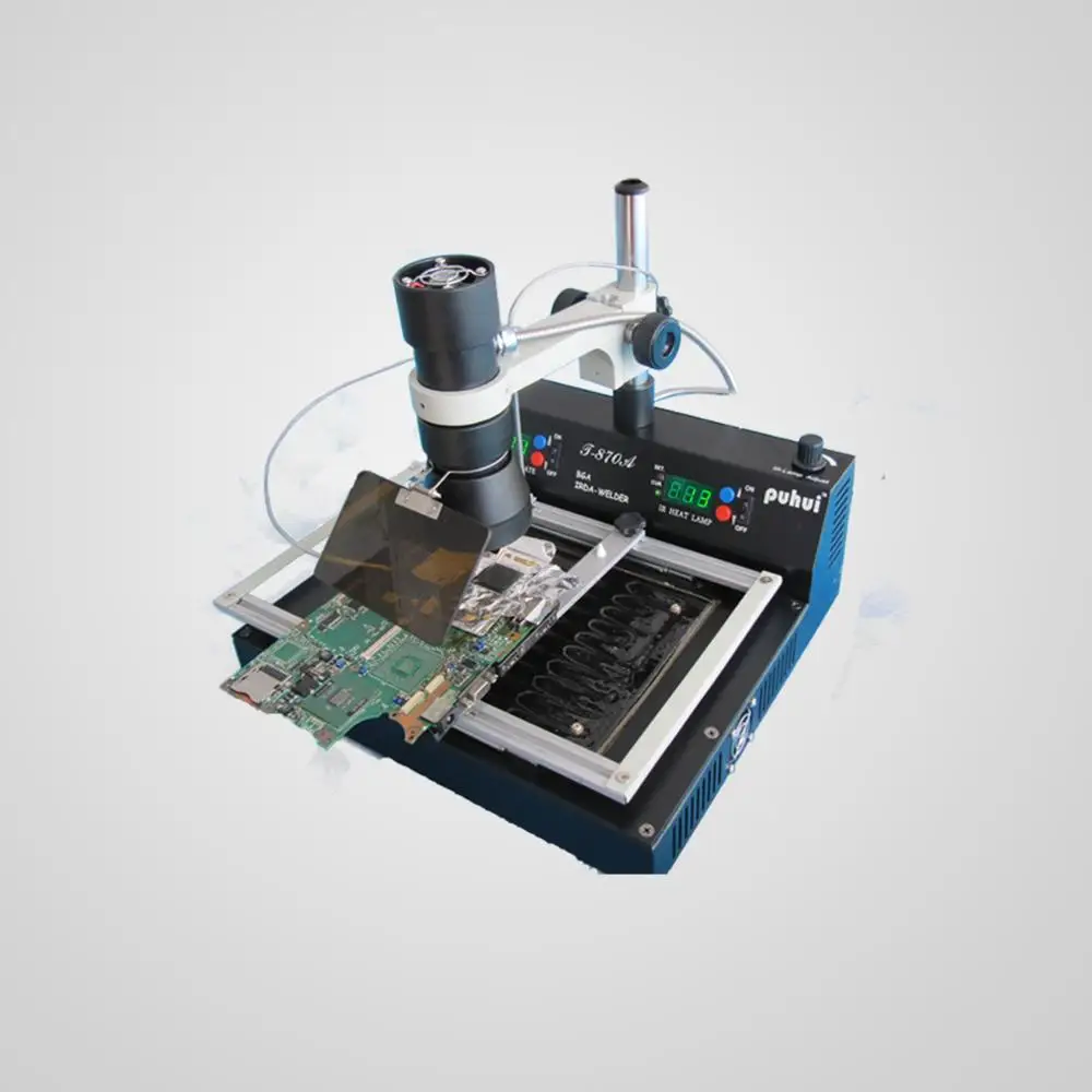 PUHUI T-870A BGA IRDA сварочный аппарат инфракрасная Сварка станция рефлоу печь инфракрасный BGA паяльная станция