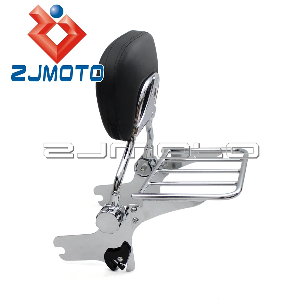 Регулируемая спинка для мотоцикла Sissybar багажная стойка Harley Road King FLHT FLHX FLTR Street Glide