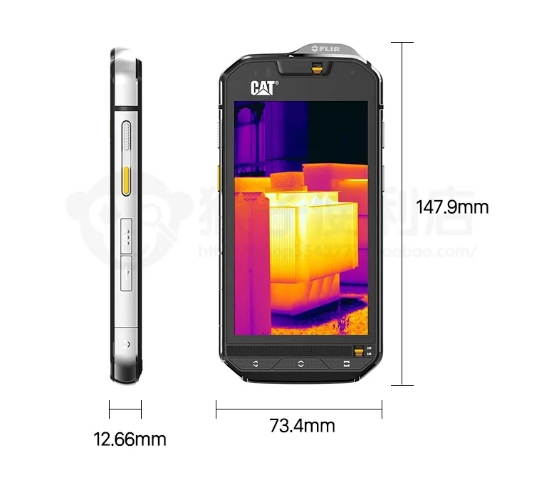 S60 FLIR инфракрасный термокамера 13,0 МП Восьмиядерный Android 6,0 ip68 прочный водонепроницаемый телефон 4G LTE gps 3 Гб ram CAT