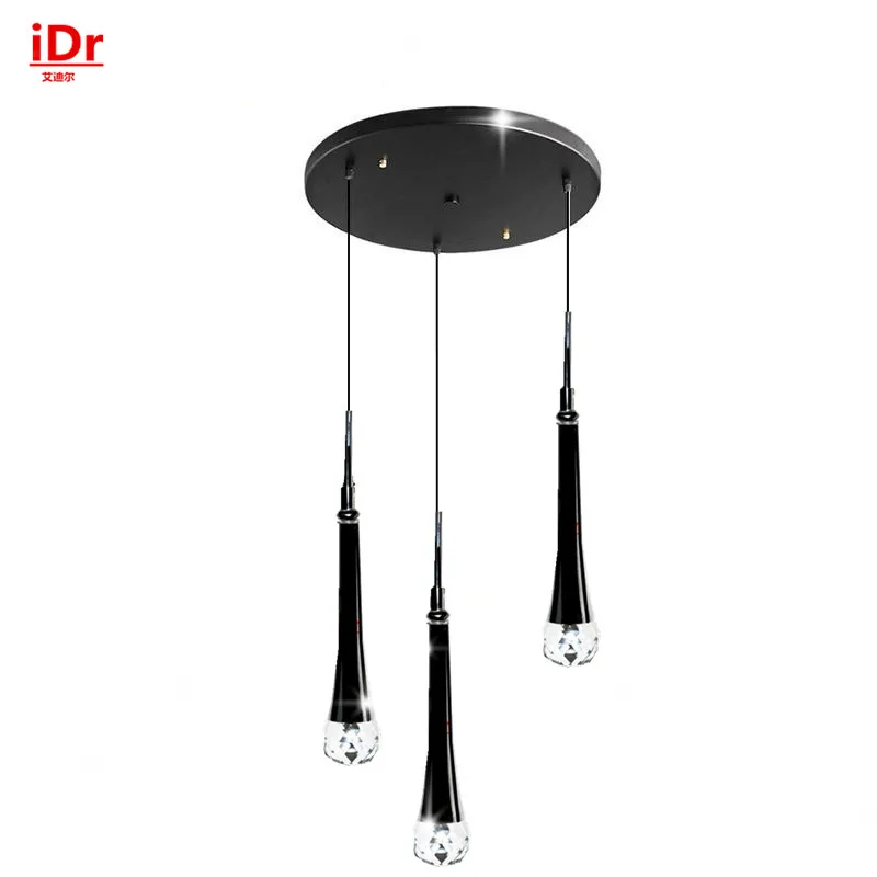 Современный светодиодный хрустальный светильник стеклянные подвесные