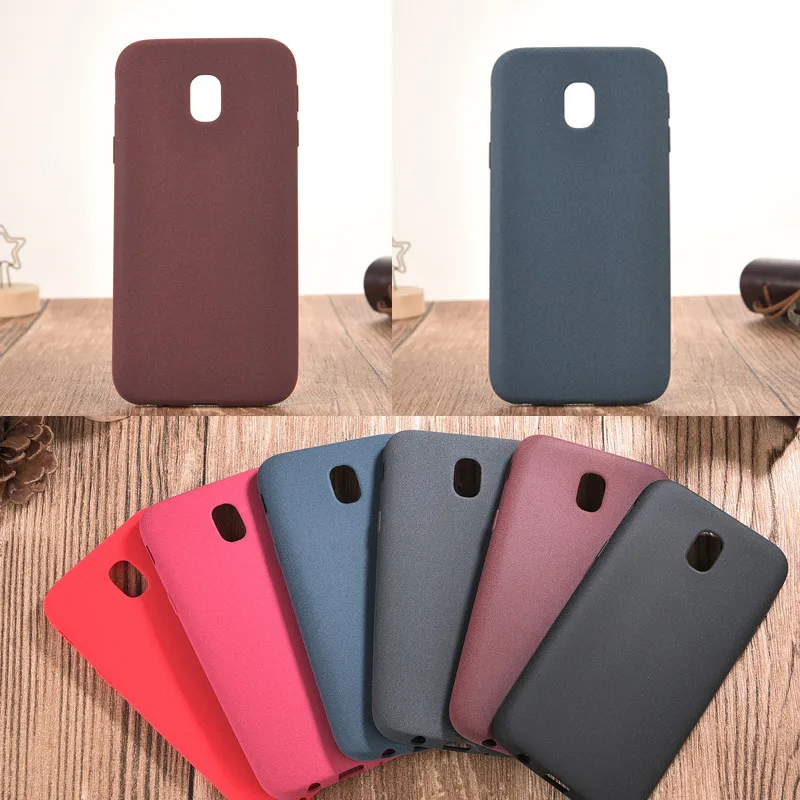 

2Pcs For Samsung J7 2017 J730F Silicone Case Colored Plush Matte Silicon TPU Gel Soft Back Cover Case for Samsung Galaxy J7 2017