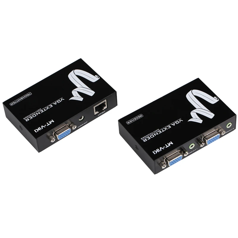 Eletryc 300 м HD VGA Видео Аудио Ретранслятор Extender над UTP RJ45 CAT 5e/6 Кабель LAN MT-Viki |