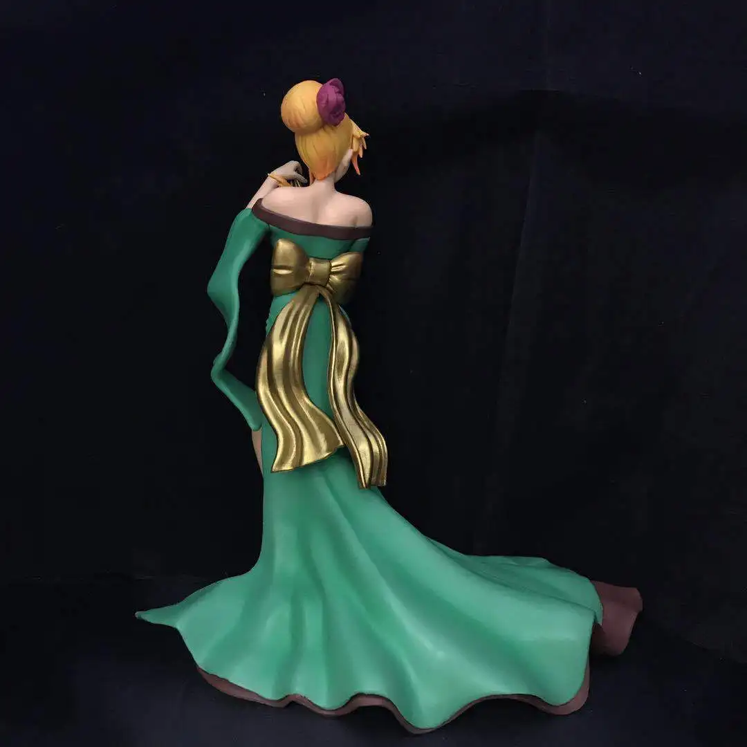 19CM Sexy Anime ONE PIECE Action Figure Creator Nami Kimono Ver Model PVC Brinquedos Collection Beautiful Dress Doll Green Pink | Игрушки и